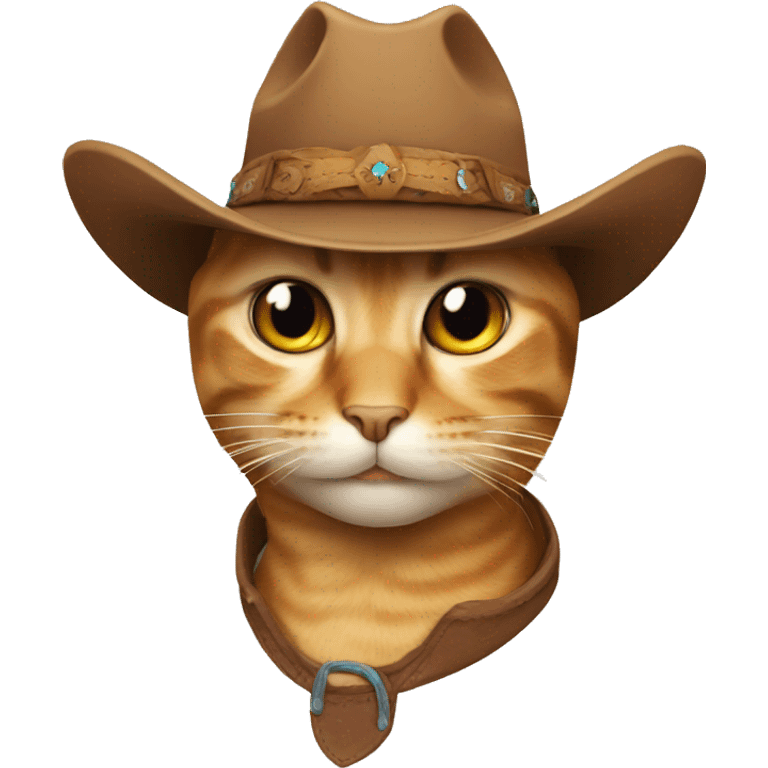 cat with cowboy hat emoji