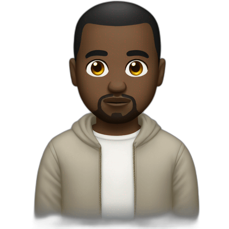 Kanye West white skin emoji