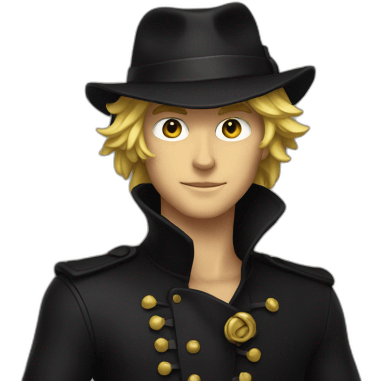 Chat noir emoji