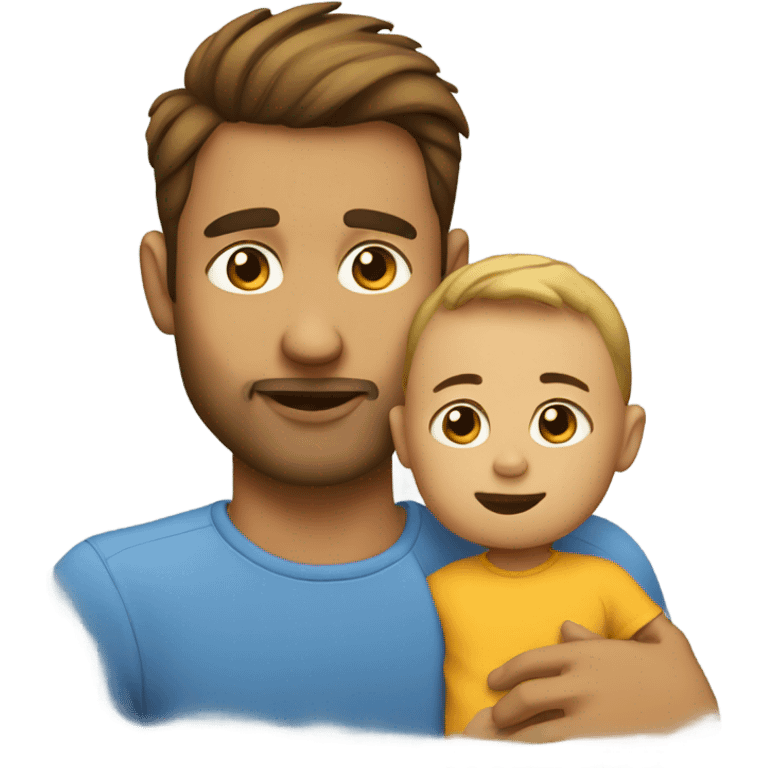 Father and baby emoji