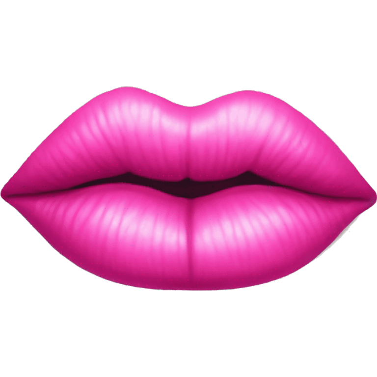 pink lipstick kiss mark emoji