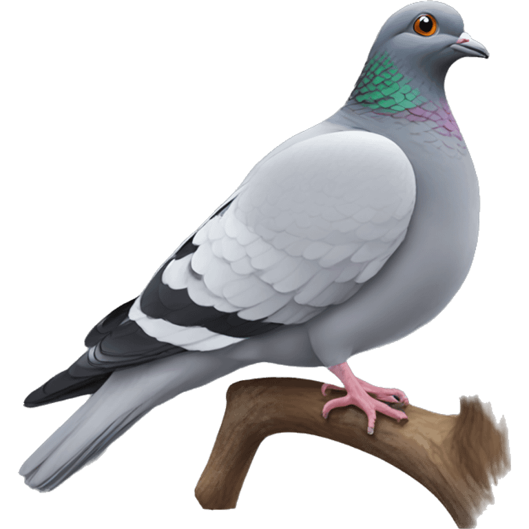 off putting pigeon emoji