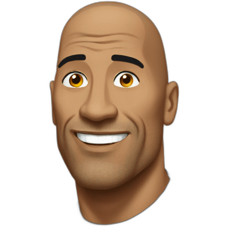 The rock face emoji