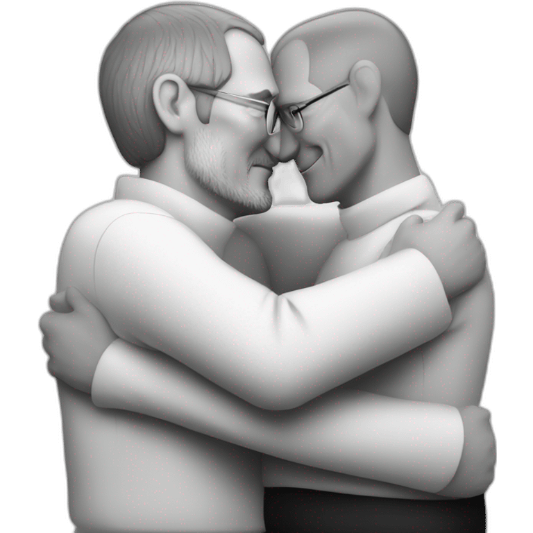 Steve Jobs hugging tim cook  emoji