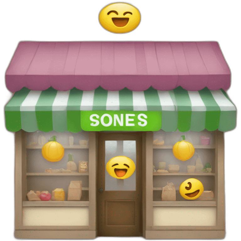 Shop open slogan  emoji