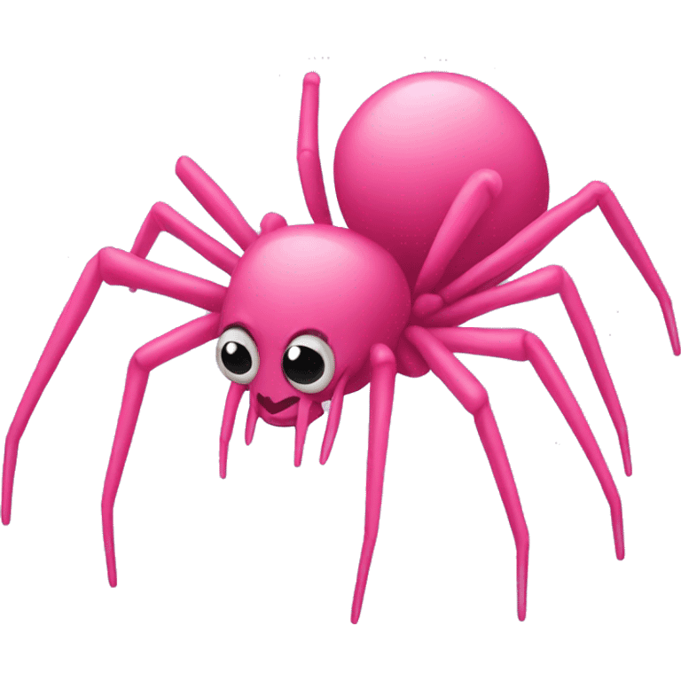 Pink hot spider called Mommy Long Legs emoji