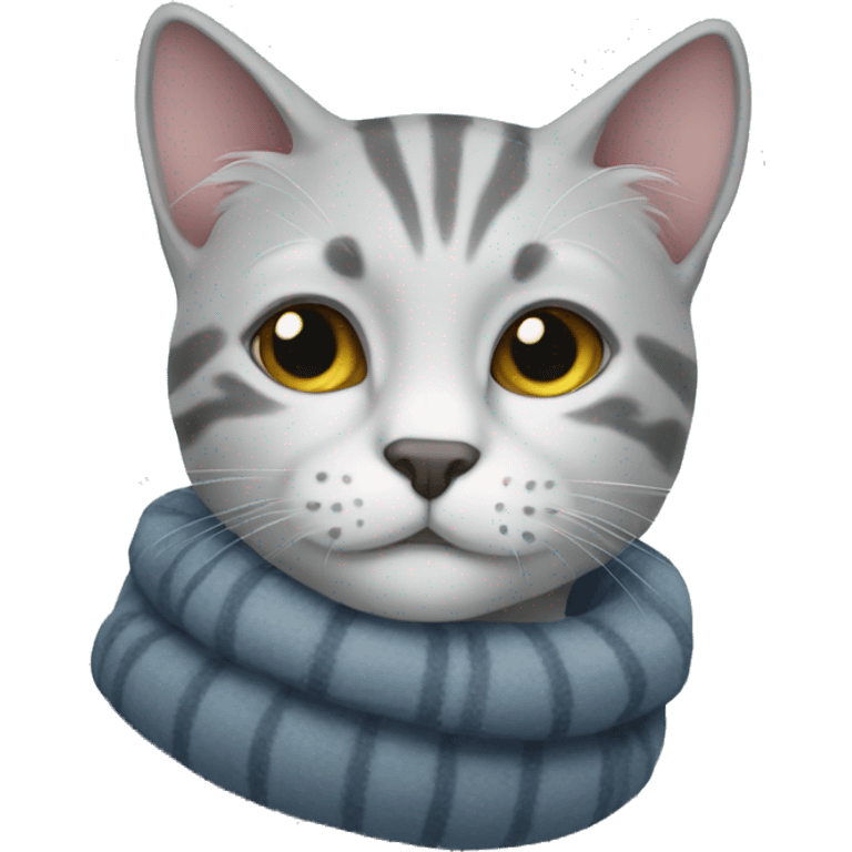 winter cat emoji