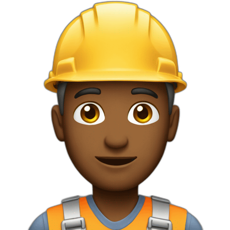 Construction worker emoji