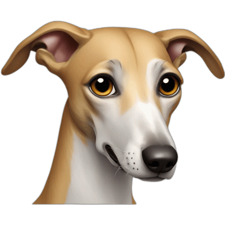 Galgo rubio atigrado emoji