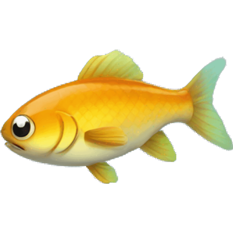 fish with glass emoji