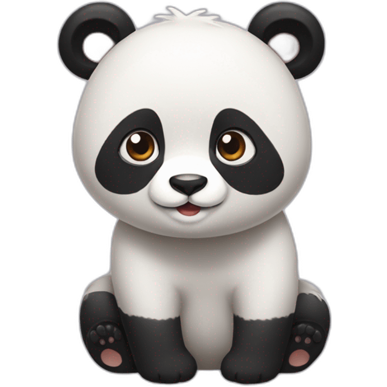 panda roux emoji