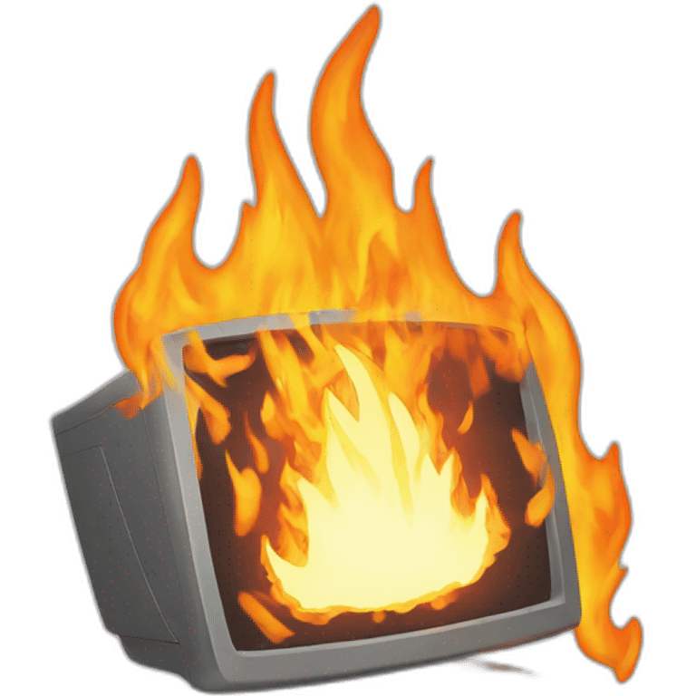 computer fire emoji