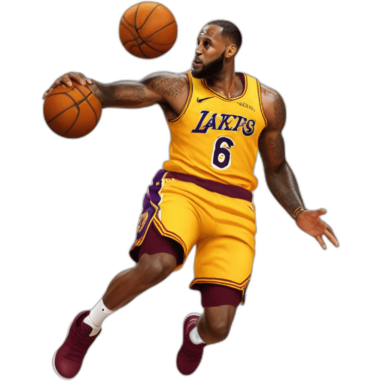 Le bron james dunk emoji