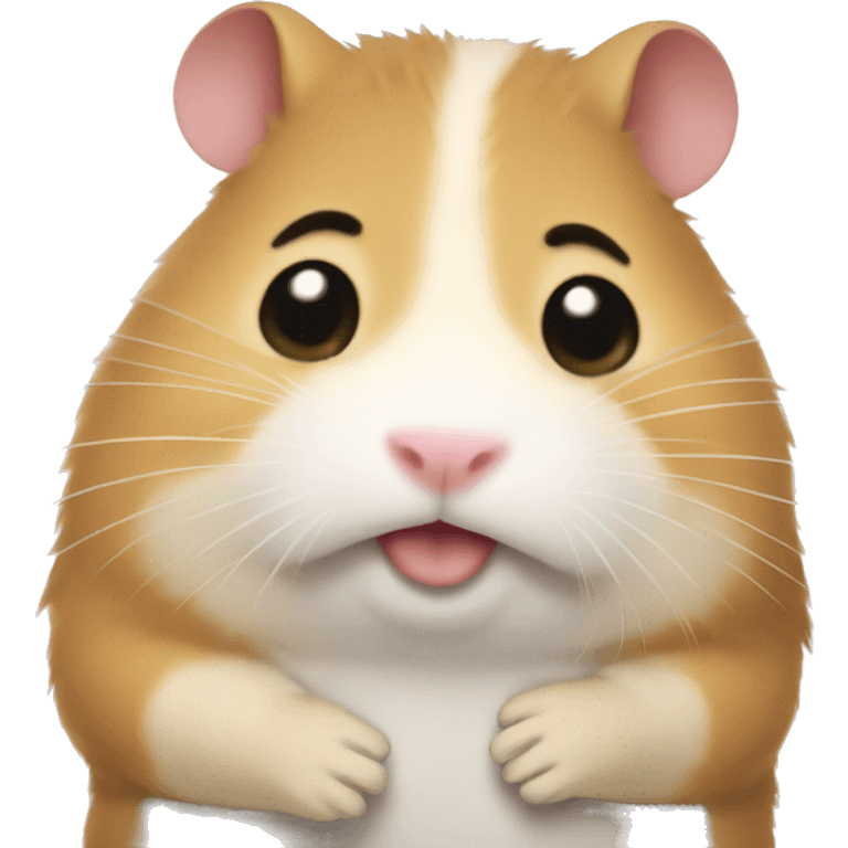 Emotional hamster emoji