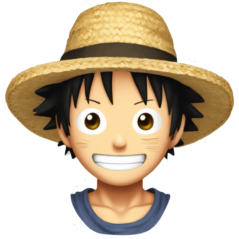 Straw hat luffy emoji