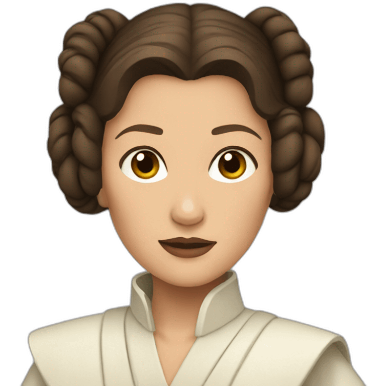 Leia from starwars emoji