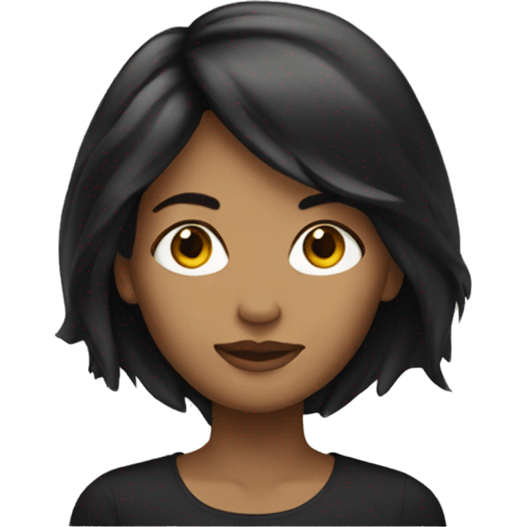 women with half blonde half black hair  emoji