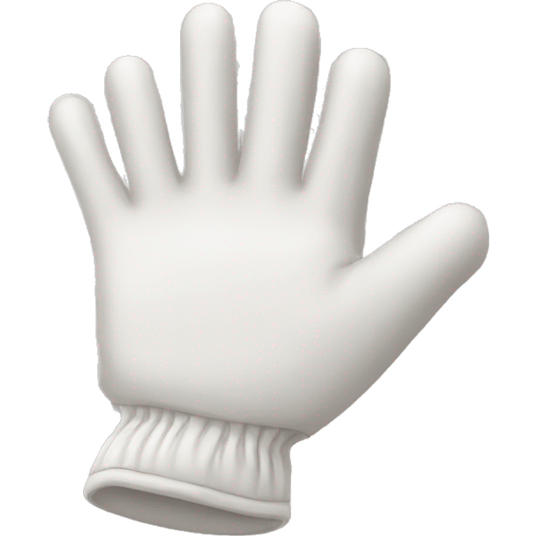 Guantes blancos  emoji