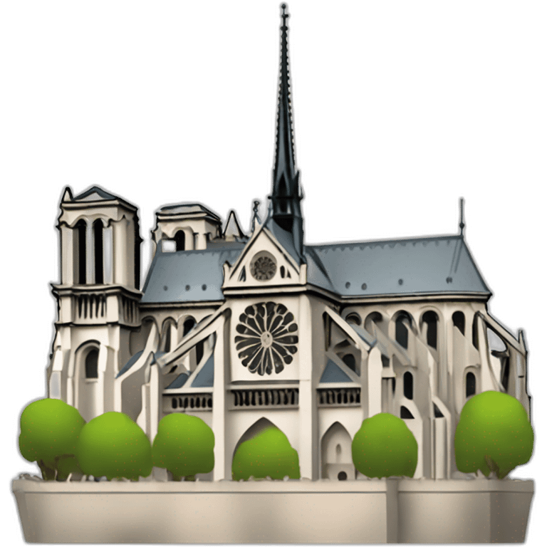 Cathédrâle Notre-Dame-de-Paris emoji