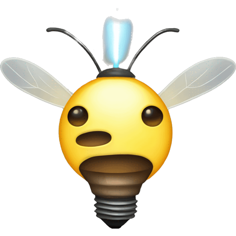 firefly with light bulb emoji