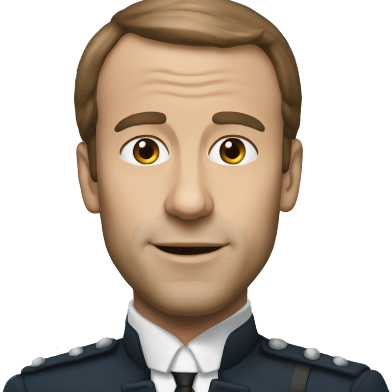 Macron choqué emoji