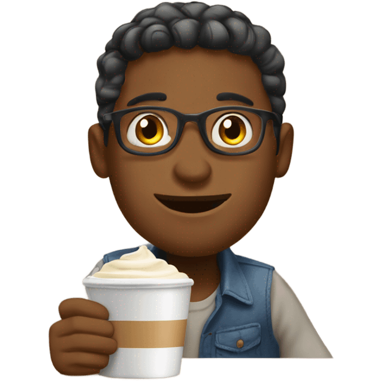 Café con leche  emoji