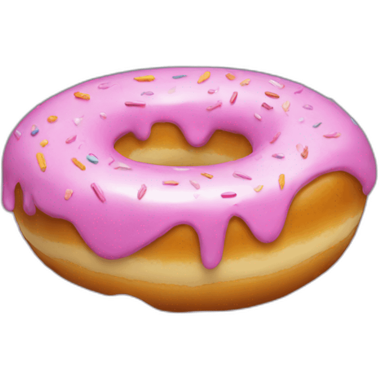 donut swimming in a bath emoji