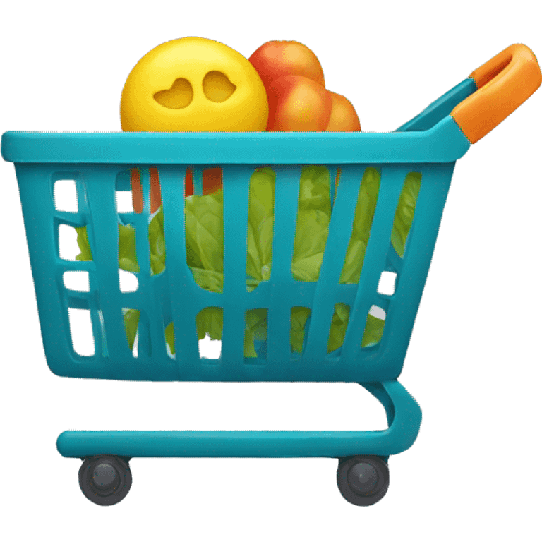 shopping basket side emoji