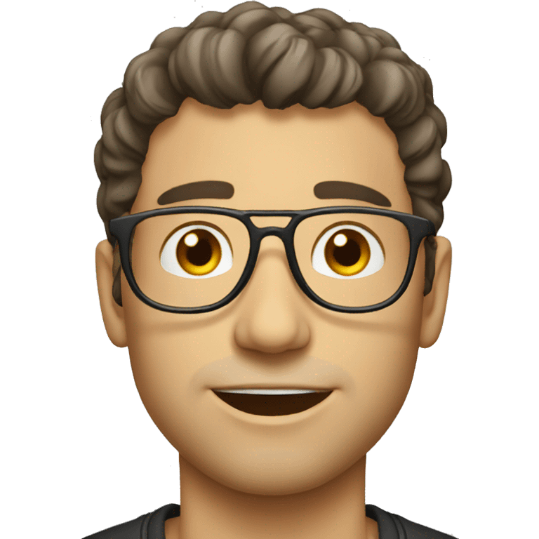 Cool french guy emoji