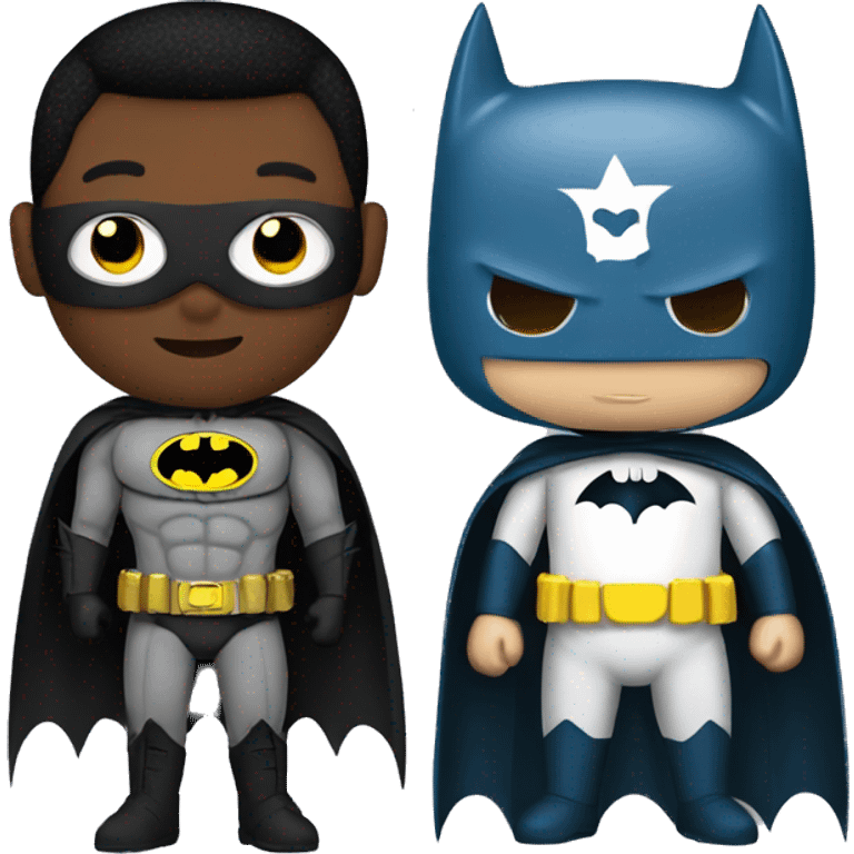 batman and hello kitty emoji