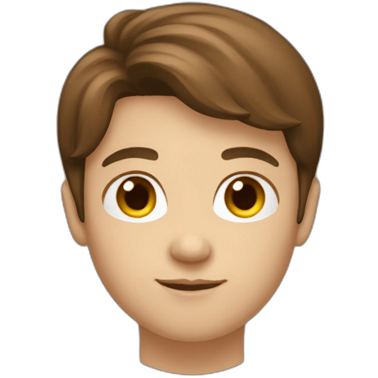 European family Brown haired emoji