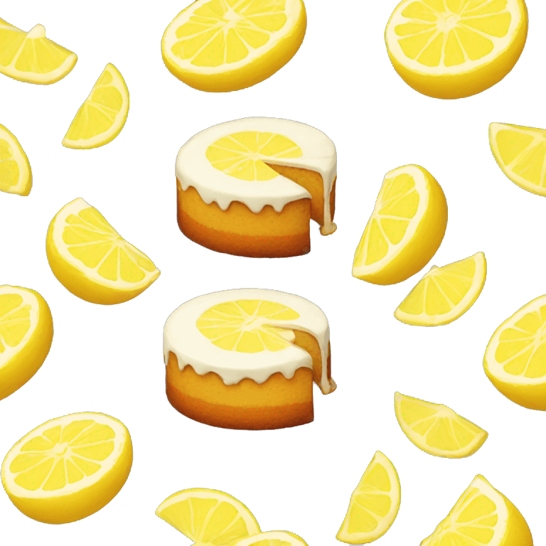 Lemon cake emoji