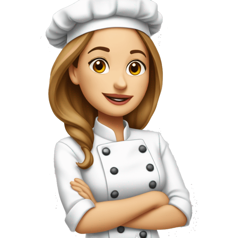 Giada de Laurentiis wearing a chef's hat chef's kiss emoji emoji