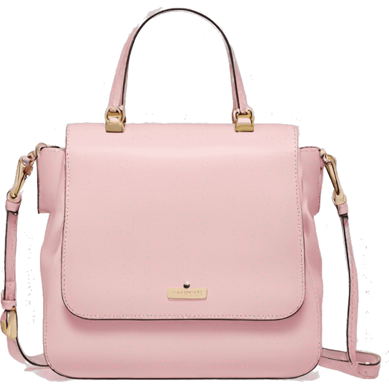 Kate spade baby pink bag emoji