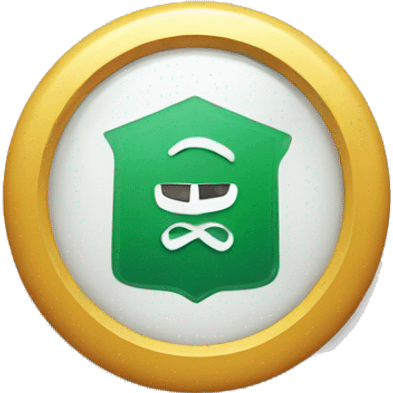 A verification badge  emoji