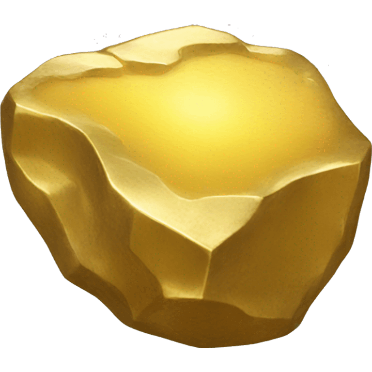 A gold nugget emoji