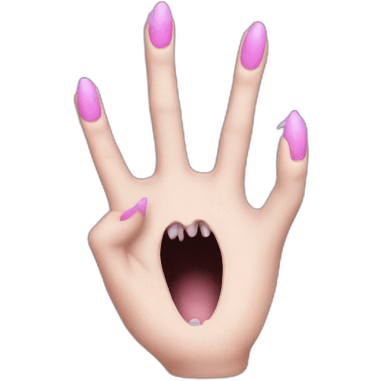 kim petras spooky hand emoji