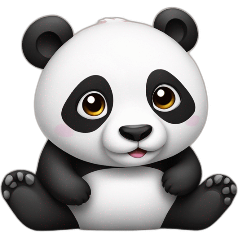 panda sitting emoji