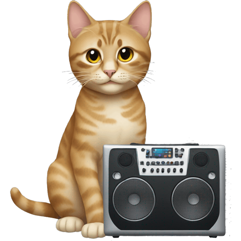 Cat DJ emoji