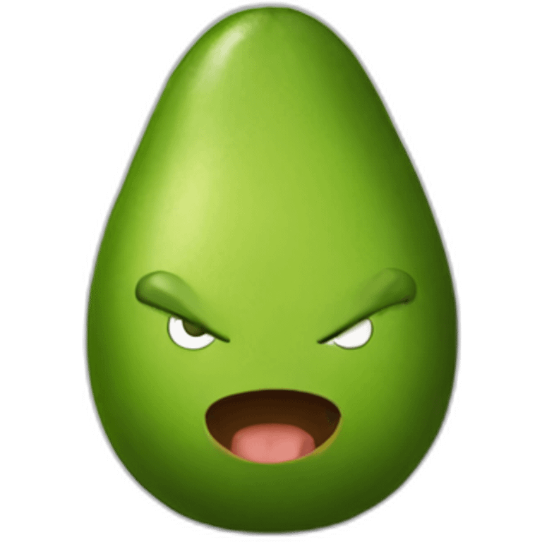 Sonic the avocado emoji