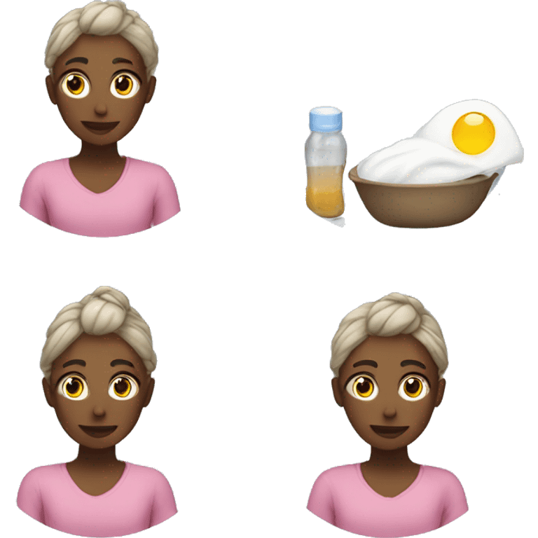 Morning routine emoji