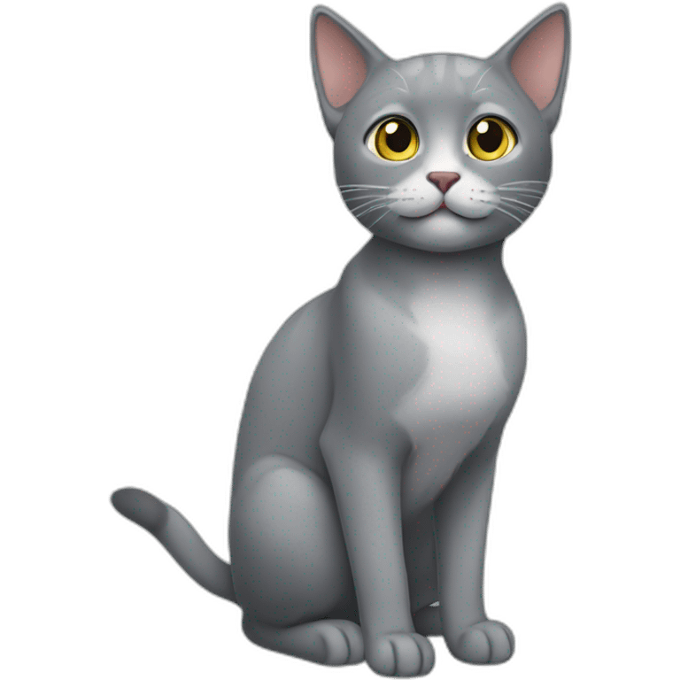 Grey cats emoji