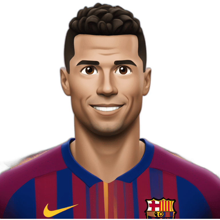 Ronaldo au Barcelone emoji