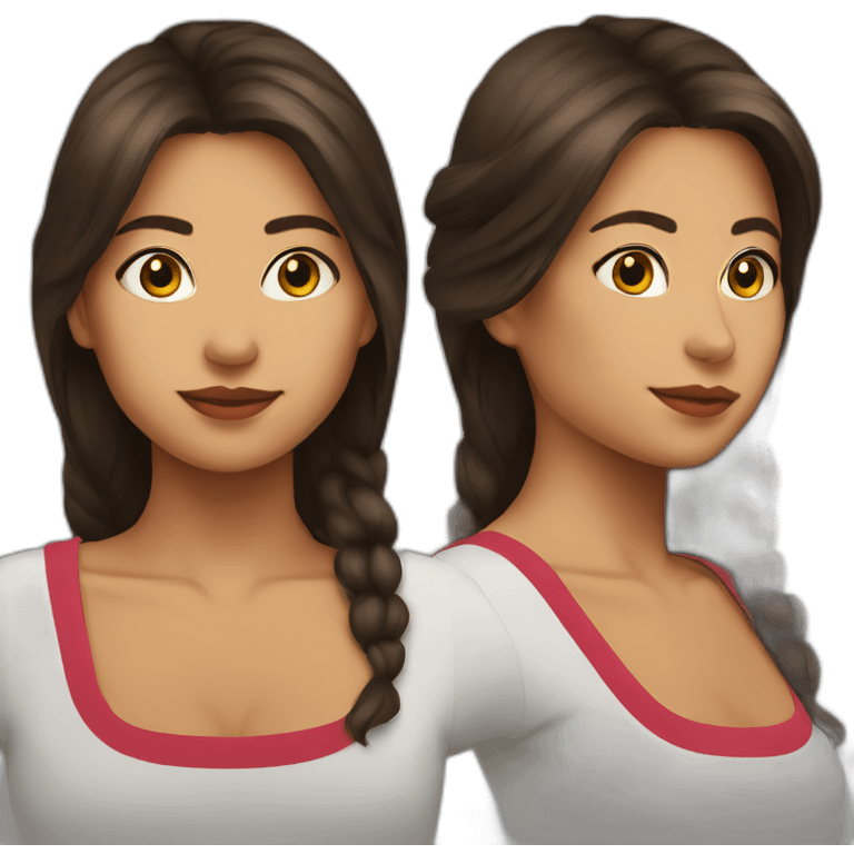 Silvia brunette Peruvian Spanish emoji