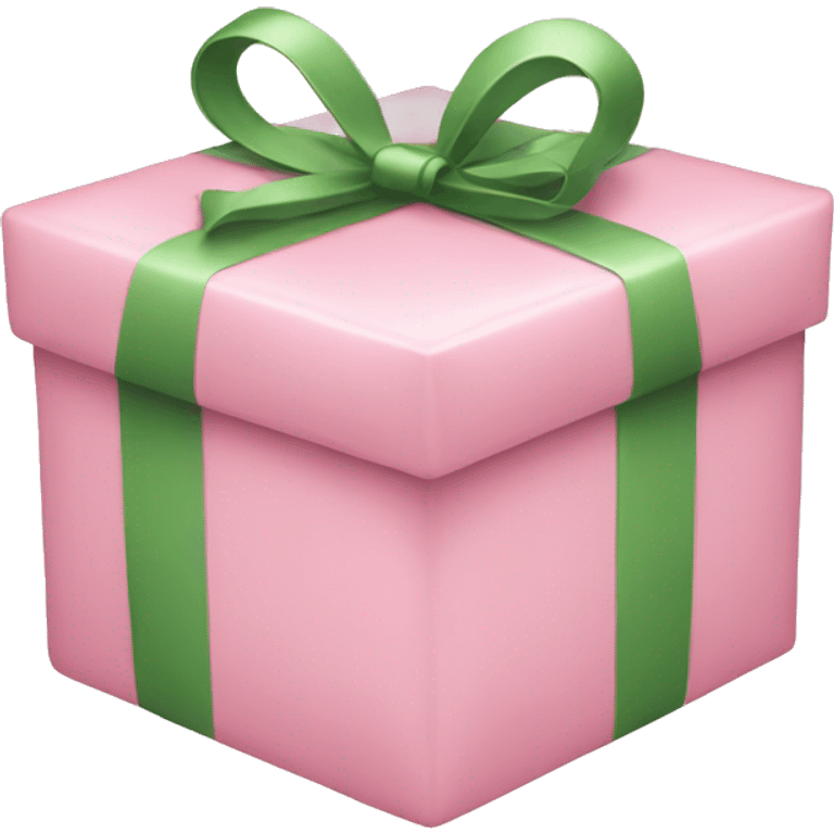 Light pink present emoji