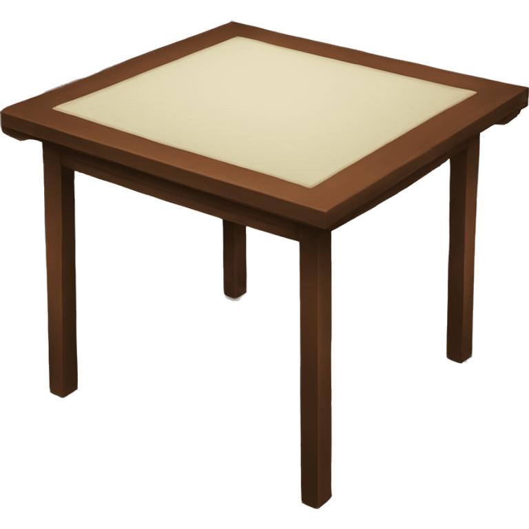 Chinese square table emoji