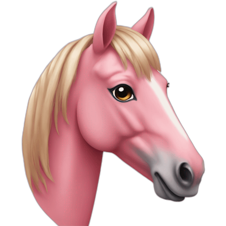 Pink horse emoji