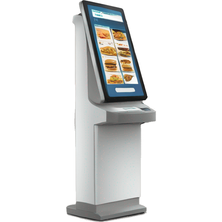 self ordering kiosk for restaurants emoji