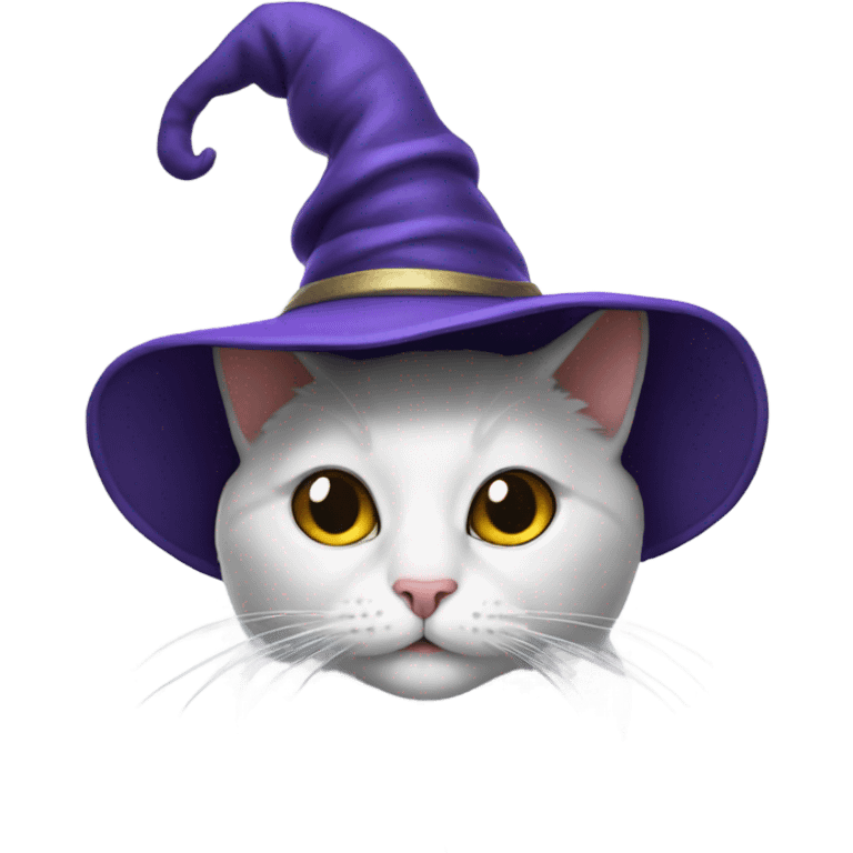 Cat in wizard hat emoji