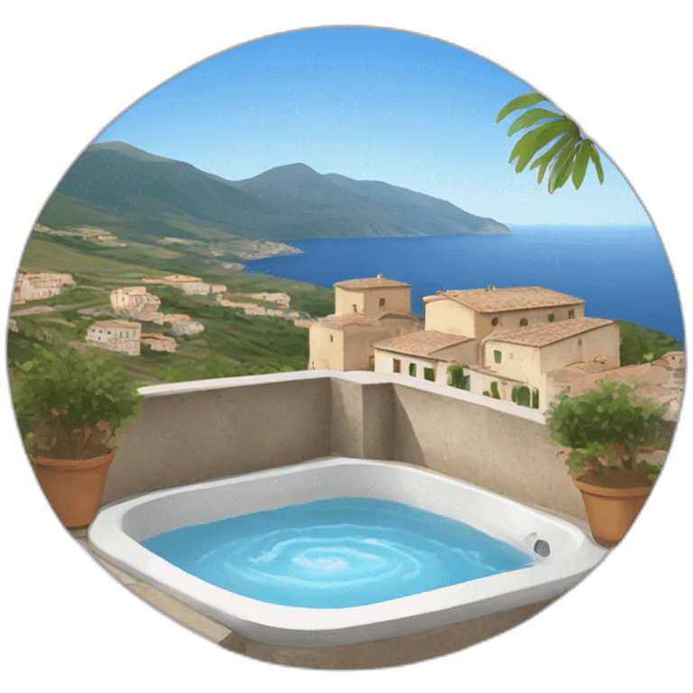 Jacuzzi in Sicily emoji